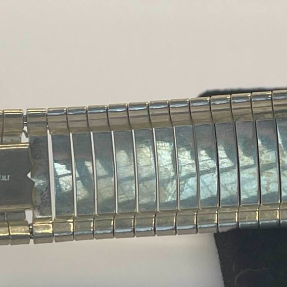 Silver bracelet ~ FLEXIBLE ~ Made in Italy - 7 inches - Picture 7 of 9